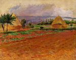 Field and haystacks 1885